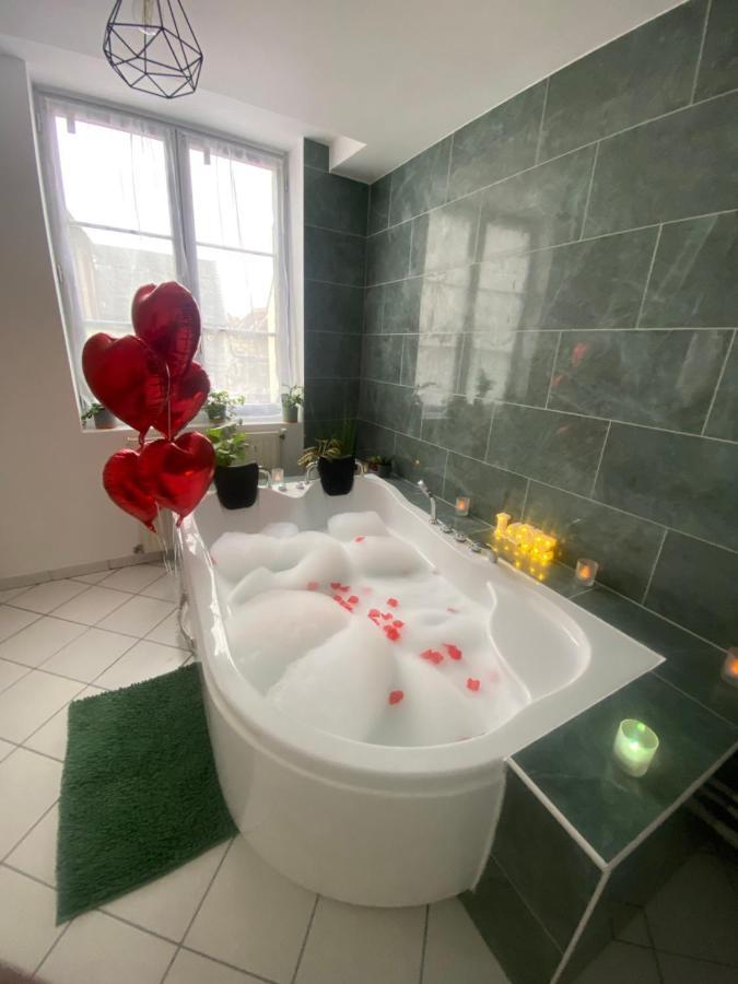 Evasion Tropicale - Studio Avec Spa, Cosy Et Renove Au Coeur De Soissons - 2 Pers Ngoại thất bức ảnh